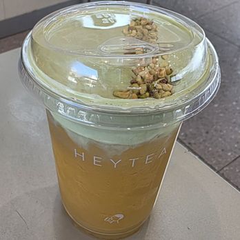 HEYTEA - Pistachio cloud jasmine coconut - Bubble Tea Near Me - San Jose, California