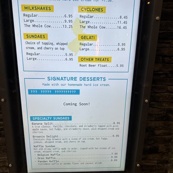 Jersey Cow Ice Cream - Menu - Ice Cream & Frozen Yogurt Near Me - Northfield, New Jersey Jersey Cow Ice Cream - Menu - Ice Cream & Frozen Yogurt Near Me - Northfield, New Jersey