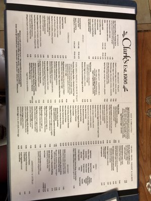 Menu photo 8 Clark's Restaurant Brooklyn, NY