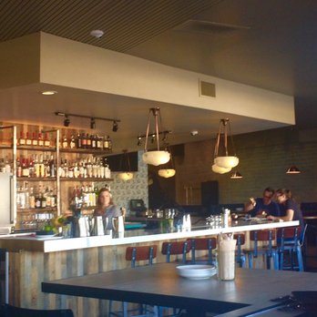 Hundred Proof - The bar, as seen from the terrace. - San Diego, CA