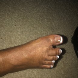 French tip feet French tip feet