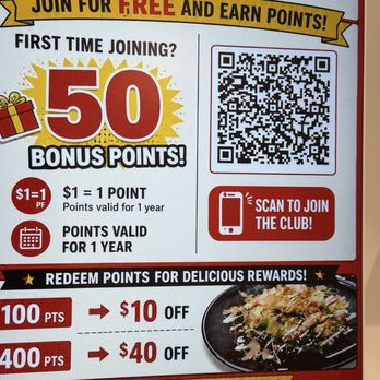 Chibo - Couldn't join the club because the QR code wasn't working. Why not remove the sign? - Japanese Near Me - Torrance, California Chibo - Couldn't join the club because the QR code wasn't working. Why not remove the sign? - Japanese Near Me - Torrance, California