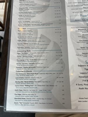 Menu photo 6 Starfish Newport Beach, CA Menu photo 6 Starfish Newport Beach, CA
