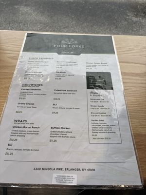 Menu photo 2 Four Forks Kitchen Erlanger, KY Menu photo 2 Four Forks Kitchen Erlanger, KY