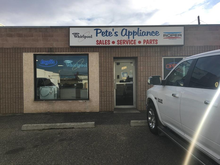 PETE’S APPLIANCE Updated August 2024 1412 2 Avenue S, Lethbridge