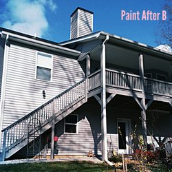 Clark's Painting - Pressure washed house and deck. Re-stained this deck after the builder's painter finished it incorrectly and it failed within 18 months.