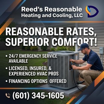 1. Reed’s Reasonable Heating and Cooling