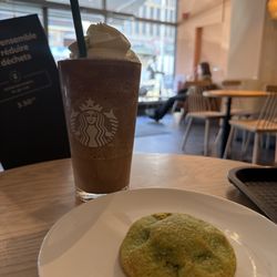 Starbucks - A Frappuccino is so much better in a glass!