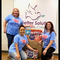 A Better Solution In-Home Care - The girl's gathering supplies during covid