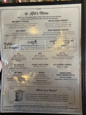Menu photo 3 Cracker Barrel Old Country Store Nashville, TN Menu photo 3 Cracker Barrel Old Country Store Nashville, TN