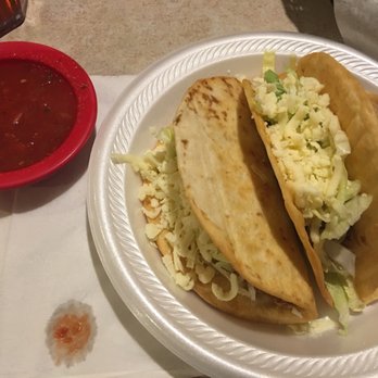 La Ribera Mexican Restaurant - 2 Beef Chalupas and a Beef Quesadilla - Mexican Near Me - Greenville, North Carolina La Ribera Mexican Restaurant - 2 Beef Chalupas and a Beef Quesadilla - Mexican Near Me - Greenville, North Carolina