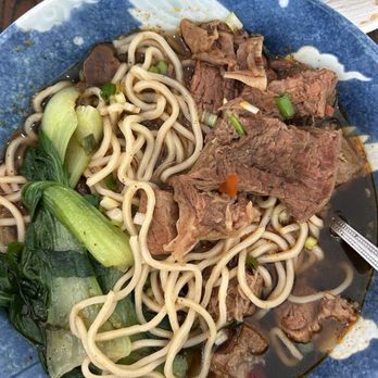 Dumpling Bay - My partially finished beef noodle soup - Dim Sum Near Me - Golden, Colorado