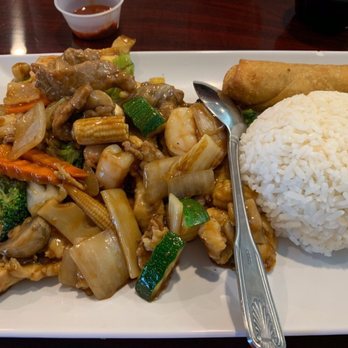 JaJa Cafe - Happy Family.  VERY tasty! - Chinese Near Me - Corpus Christi, Texas