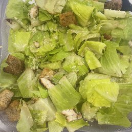 I ordered a Cesar salad with chicken today. The lettuce was brown around the edges. Horrible!!