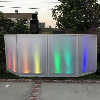 Arreola Events - Adrian lit up his booth with rainbows...aligning to our theme. PERFECT! - DJs Near Me