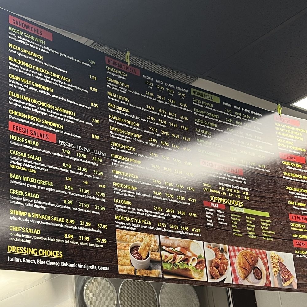 New York Pizza - Menu - Pizza Near Me - Mountain View, California
