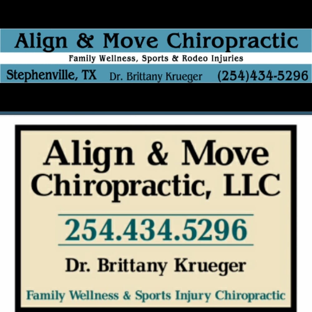 ALIGN & MOVE CHIROPRACTIC Updated September 2024 421 E Mcneill St