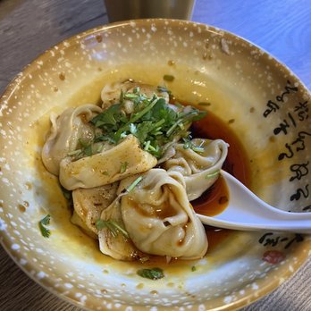 Dumpling The Noodle - Pork Shrimp Wonton with Spicy Sauce - Noodles Near Me - Seattle, Washington