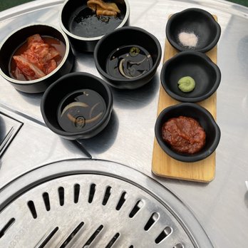 TK92 Korean BBQ - Banchan and dipping sauces - Korean Near Me - San Gabriel, California TK92 Korean BBQ - Banchan and dipping sauces - Korean Near Me - San Gabriel, California