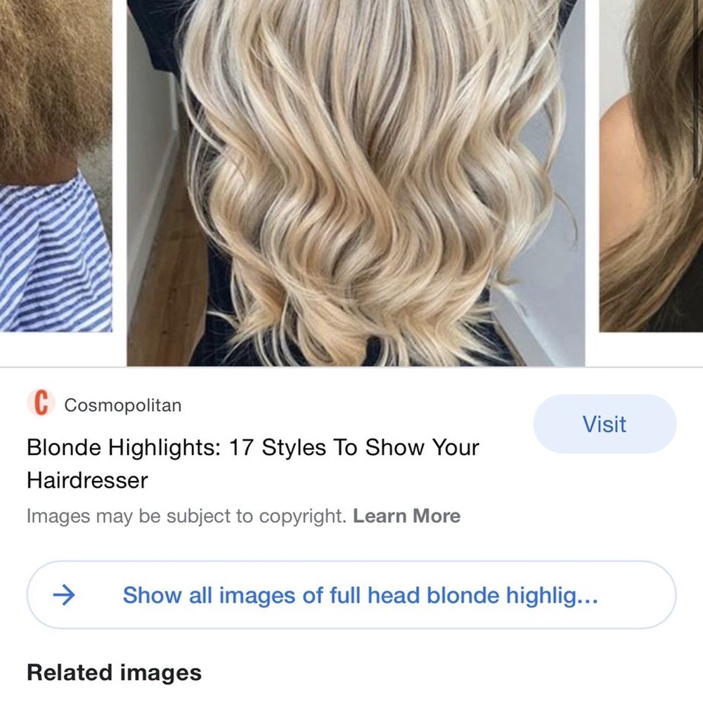 The hair I asked for The hair I asked for
