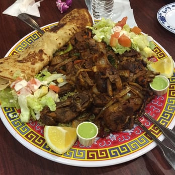 Jubba - Sports plate with goat and beef - African Near Me - San Jose, California