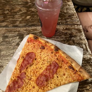 Slice + Soda - Calabrese and bae drink - Pizza Near Me - Montreal, Quebec Slice + Soda - Calabrese and bae drink - Pizza Near Me - Montreal, Quebec