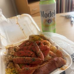 The Smoking Crab & Seafood - This is the crab and shrimp!!!
