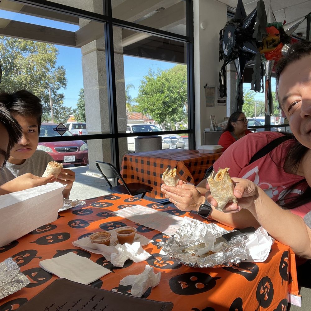 Amazing burritos and loving folks here... the Lord is good...