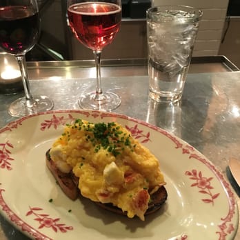 Bar La Grassa - Eggs with lobster  2die4.... with a Lambrusco - Italian Near Me - Minneapolis, Minnesota