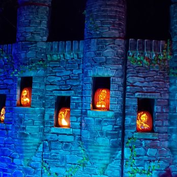 Jack's Pumpkin Glow - Disney castle themed pumpkins - Festivals Near Me - Lisle, Illinois