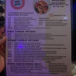 Vivide - Menu