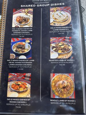 Menu photo 2 Mandi House Los Angeles, CA Menu photo 2 Mandi House Los Angeles, CA