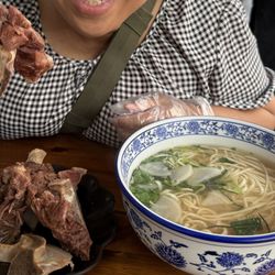 King Made Noodles - Beef bone pulled noodle soup