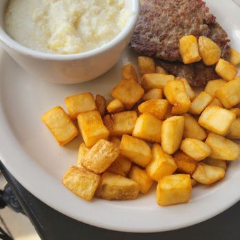 The Big Biscuit - Sausage patties, grits,  home fries - Breakfast & Brunch Near Me - Tulsa, Oklahoma