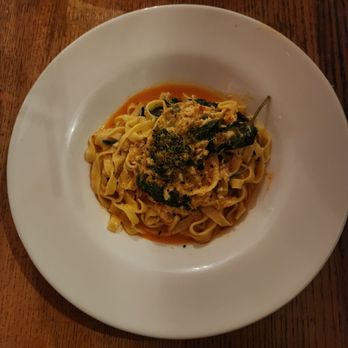 New Rivers - Crab Tagliatelle - New American Near Me - Providence, Rhode Island New Rivers - Crab Tagliatelle - New American Near Me - Providence, Rhode Island