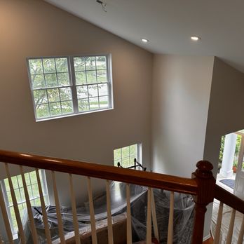 Spiral Painting - Painted interior of townhouse. All custom colors. - Painters Near Me - Philadelphia, Pennsylvania Spiral Painting - Painted interior of townhouse. All custom colors. - Painters Near Me - Philadelphia, Pennsylvania