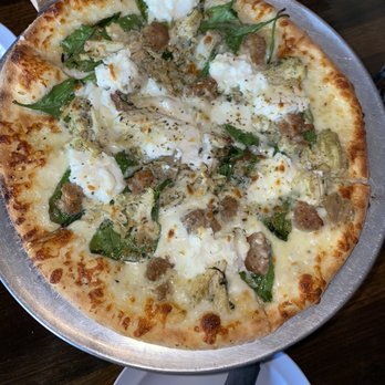 V Pizza + Sidecar - Lunch Delle Donne Pizza with sausage. - Pizza Near Me - Gainesville, Florida V Pizza + Sidecar - Lunch Delle Donne Pizza with sausage. - Pizza Near Me - Gainesville, Florida