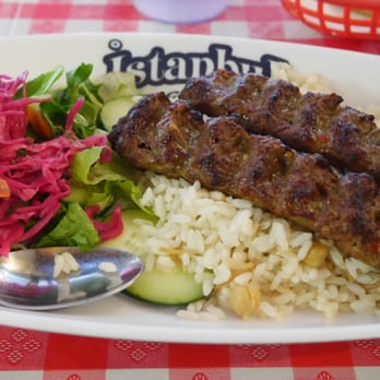 Istanbul Grill - Adana kebab (#74) - grilled lamb - Turkish Near Me - Houston, Texas
