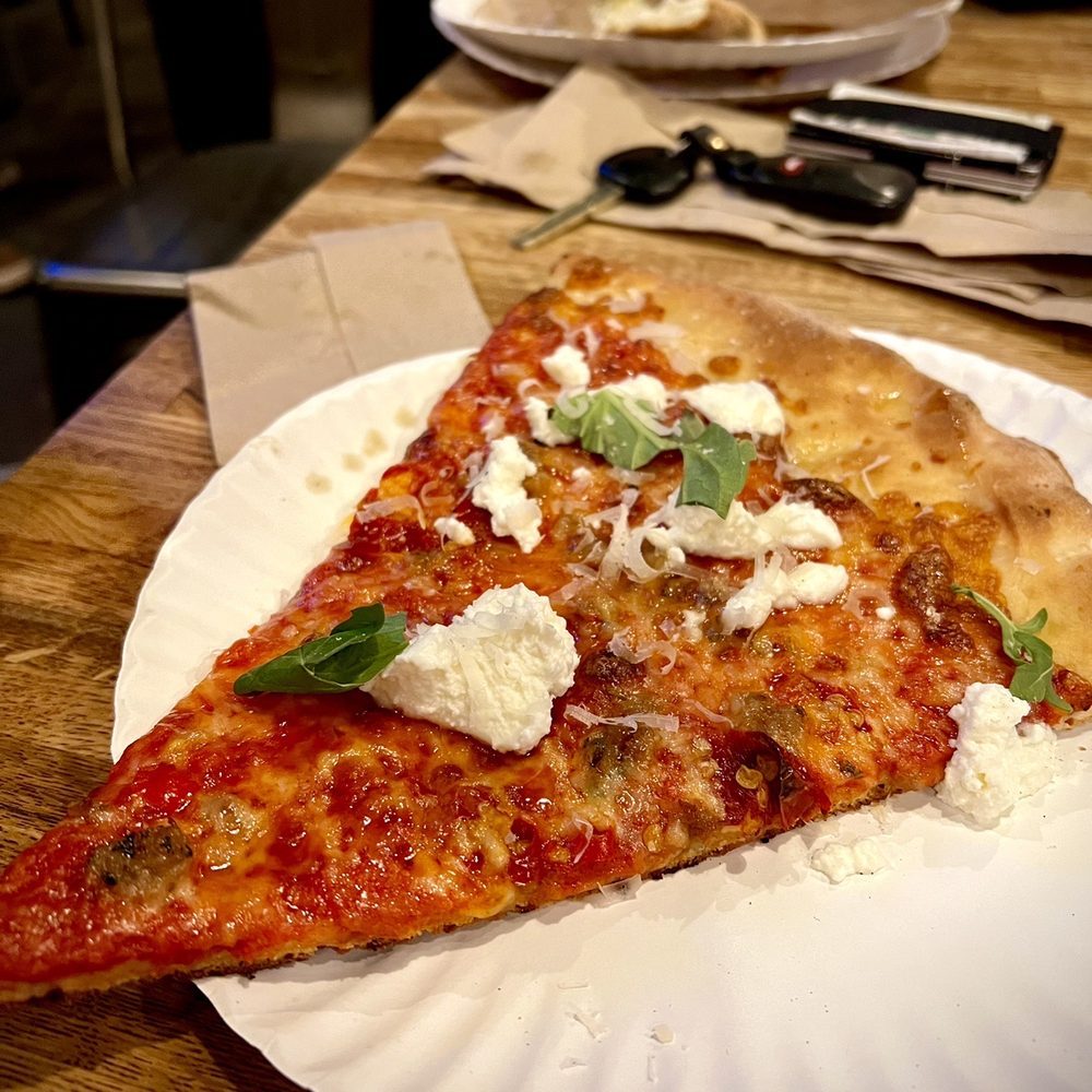Via Della Slice Shop - Spicy Sausage - Pizza Near Me - Phoenix, Arizona Via Della Slice Shop - Spicy Sausage - Pizza Near Me - Phoenix, Arizona
