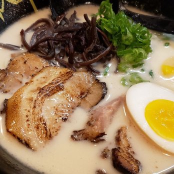Betsu Ten Jin - Hakata Ramen with egg added - Ramen Near Me - Seattle, Washington