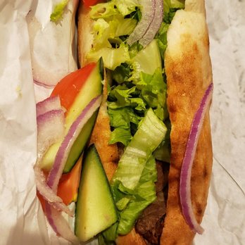AL AZAYEM - Beef Schawarma Sandwich (so dry I struggled to eat it) - Kebab Near Me - Seattle, Washington AL AZAYEM - Beef Schawarma Sandwich (so dry I struggled to eat it) - Kebab Near Me - Seattle, Washington