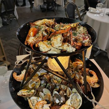 Maple & Ash - Seafood Tower - Baller Mar 2021 - Steakhouses Near Me - Chicago, Illinois