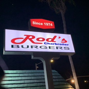 Rod's Char-broiler - The new pole sign ! - Burgers Near Me - Redondo Beach, California