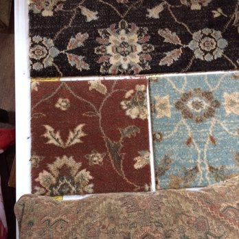 American Carpet & Rug - Wow - look how the other colors in sofa pop with rust choice! - Carpeting Near Me - Herndon, Virginia