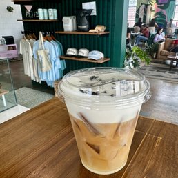 Iced Salted Caramel with Oatmilk