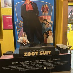 El Teatro Campesino - Zoot Suit promo stand