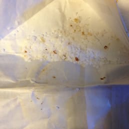 All the salt at the bottom of the bag from pretzel bites. Gross! All the salt at the bottom of the bag from pretzel bites. Gross!