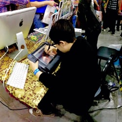 Cintermex - Artistas ilustradores exponiendo su quehacer en el Animex