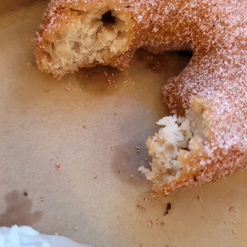 Holey Grail Donuts - Inside the warm, fluffy, delicious taro donut - Donuts Near Me - Honolulu, Hawaii Holey Grail Donuts - Inside the warm, fluffy, delicious taro donut - Donuts Near Me - Honolulu, Hawaii