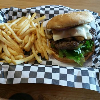 A Burger Place - Mushroom and swiss - Burgers Near Me - Mukilteo, Washington